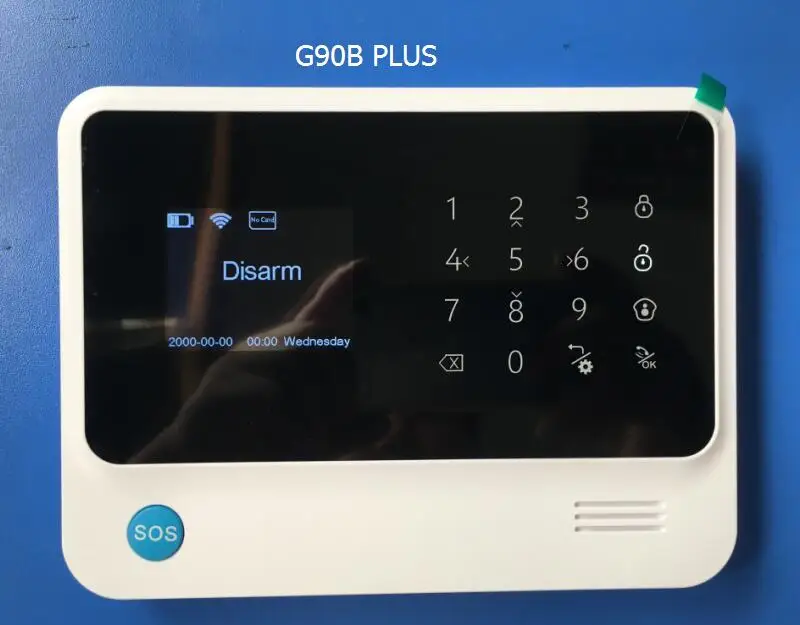 Новейшая G90B PLUS умная домашняя сигнализация, IOS и Android APP Контролируемая Многоязычная GSM Wifi 3g сигнализация с 8 проводными зонами