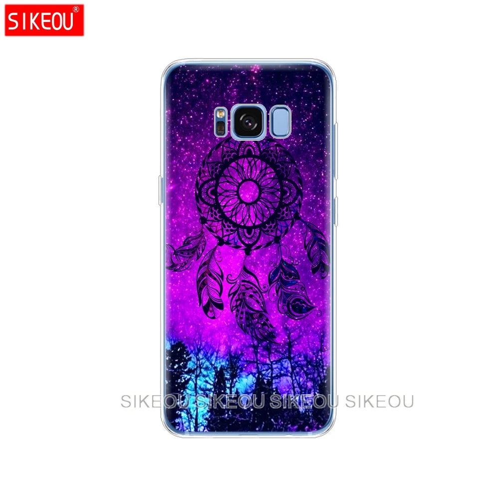 Силиконовый чехол для Samsung Galaxy S9 S8 S7 S6 edge S5 S4 S3 PLUS телефона infinity on purple|Бамперы| |