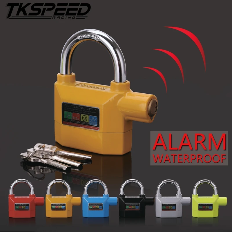 

Waterproof Motorcycle Alarm Lock Anti-theft Moto Bike Home Warning Security Disc Lock For Theft Protection Alarma Moto
