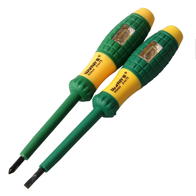 6 шт. аппаратные инструменты отвертка шлицевая и Phillips Многофункциональный тестовый карандаш для измерительного прибора электрика Инструменты