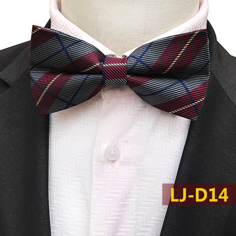 Мужской галстук-бабочка стиль мужской розовый синий галстук-бабочка со стразом галстук шёлковый жаккардовый тканый мужской бабочка самостоятельно регулируемый галстук-бабочка мужской галстук-бабочка - Цвет: LJ D14