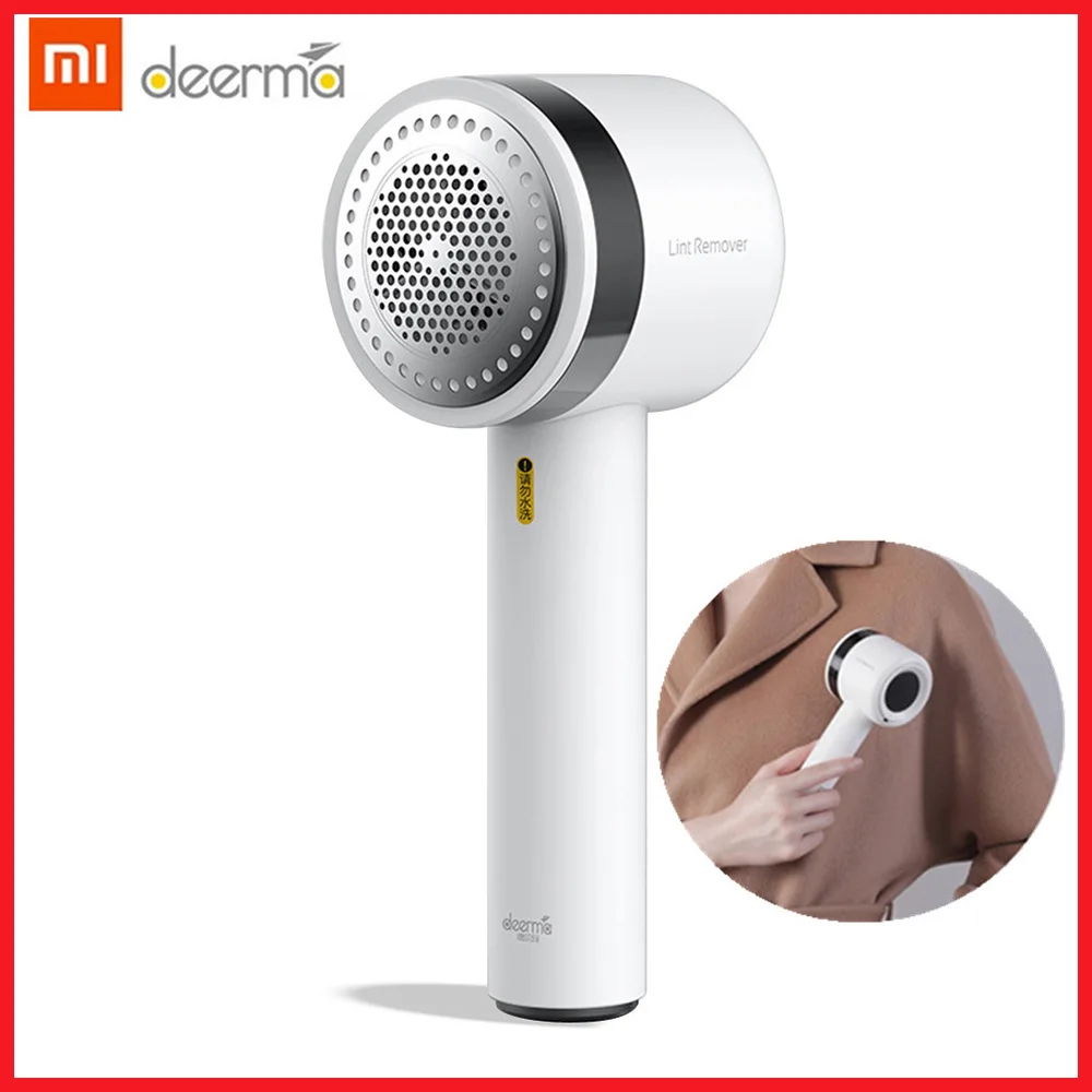 

Xiaomi Deerma Electric Lint Remover USB Rechargeable Hair Ball Trimmer Pill Removes Lint Pellet For Clothes Ball Shavers Machine