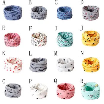 

Newly Warm Scarves For Baby Unisex Winter Cartoon Scarf Newborn Children Thick Cotton Collar Scarves Neckerchiefs 0-12Y S1