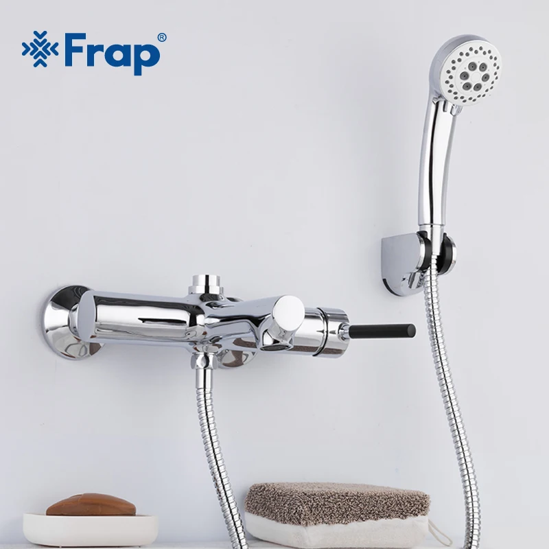 Настенный смеситель для ванной комнаты Frap холодной и горячей воды ванны