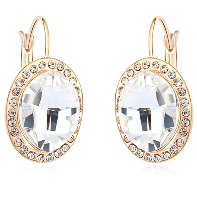 Green Austrian Crystal Women Drop Earrings Indian Fashion Jewelry Green Austrian Crystal Women Drop Earrings Indian Fashion Jewelry Accessories For S Lady Gifts Bijoux 4 Colors In From