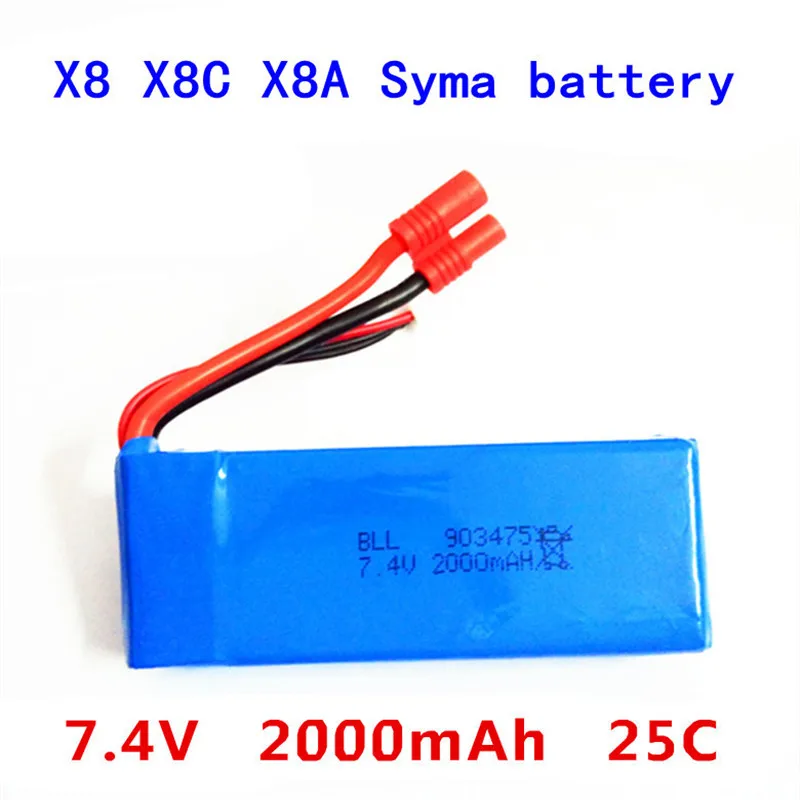 Syma-X8-X8A-X8C-X8C-W-X8C-1-X8W-7-4-v-2000-mah-onderdelen-LiPo (4)