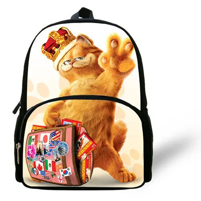 12-дюймовый Mochila рюкзак с гарфилдом для девочек школьная сумка мини Кот Гарфилд сумка Детские школьные рюкзаки для мальчиков Детский сад