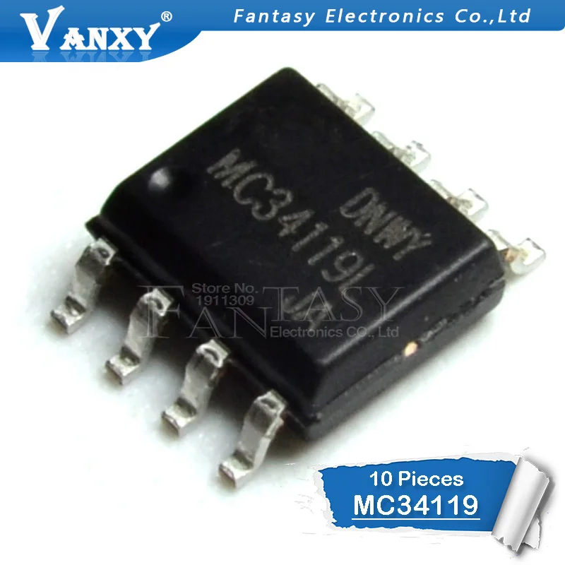 10 шт. MC34119 SOP8 MC34119 СОП SMD