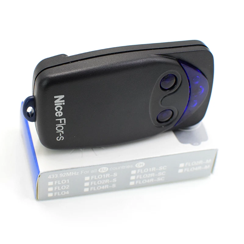 Nice Flor-S gate garage door remote control replacement,NICE FLOR S,FLO4RE,VERY VR,ERA INTI1 Handheld Transmitter good quality