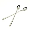 COZY ZONE 6PCS Silver Stainless Steel Spoon Set Long Handle Spoon Nordic Stirring Cocktail Coffee Dessert European Tableware ► Photo 3/6