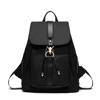 

Stylish Waterproof Nice Backpack Women Fashion 2016 Luxury Brand Designer Black Mini Girls Backpack Small Backpack Female