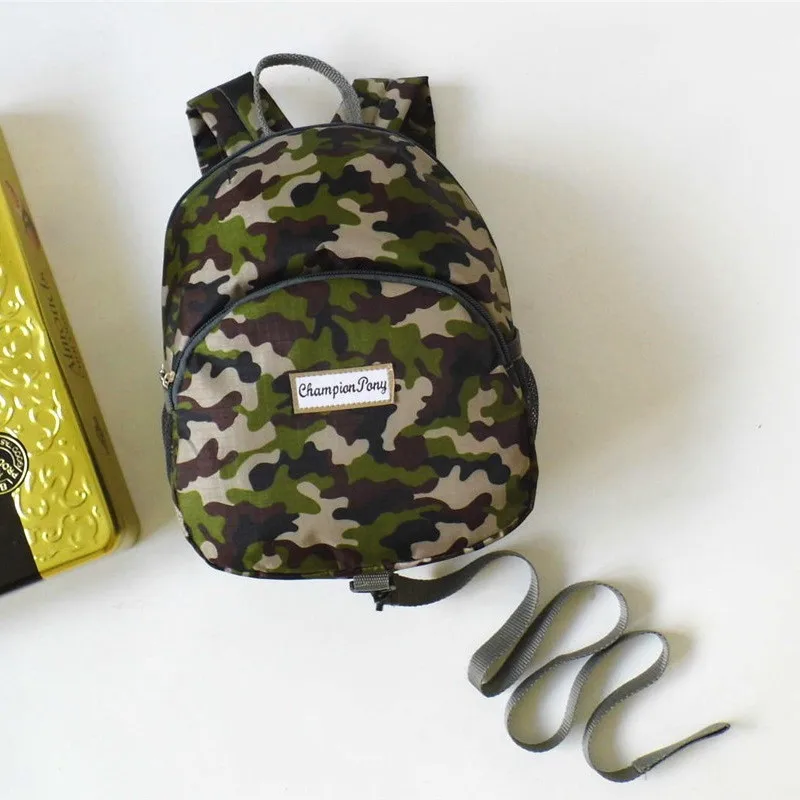

Children Backpack Anti-lost Kindergarten Backpack/kid School Bags/Satchel for Boys Girls Camouflage For kids 1-3 ages Gift