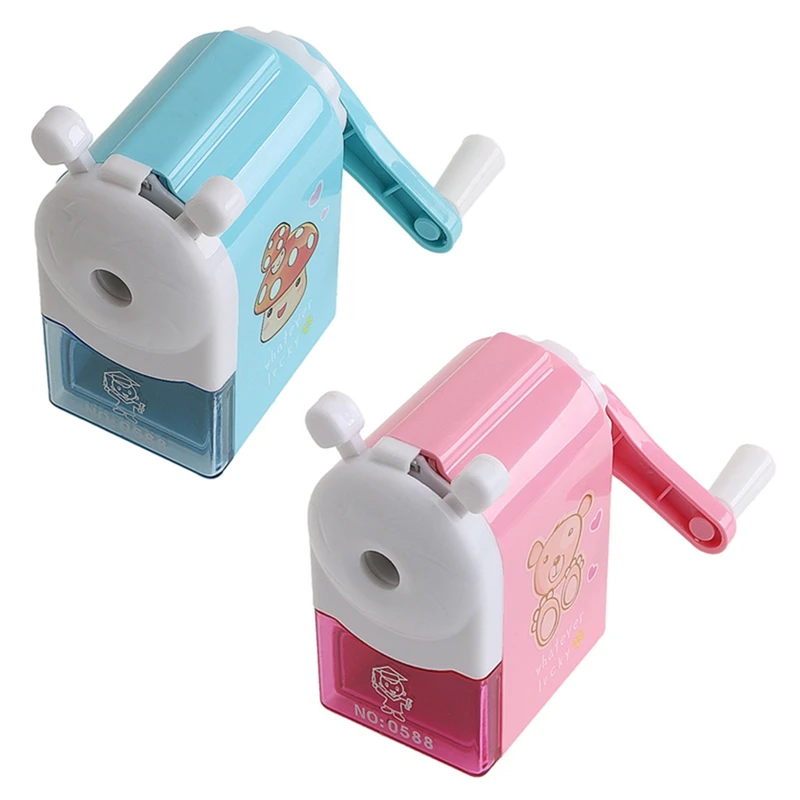 Hot Sale Hand Mechanical Pencil Sharpeners Cartoon Print Windmill