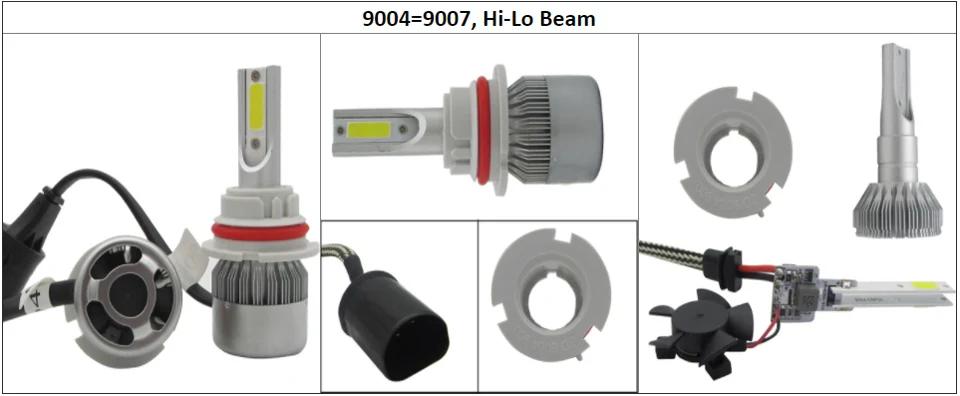 SPEVERT 110 W 20000LM H1 H4 H7 H8 H15 D1S D2S светодиодный галобный фонарь COB набор для автомобиля дальнего света и противотуманных фар с возможностью креативного лампа ампулы 6000 K белый светодиодные лампы 12 V