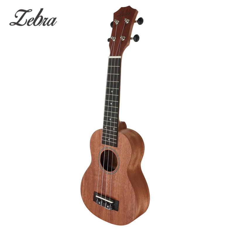 

Zebra 21-inch Ukulele Wood-Colored Small Guitar High-Grade Mahogany Guitar Music Stringed Instrument For Beginners