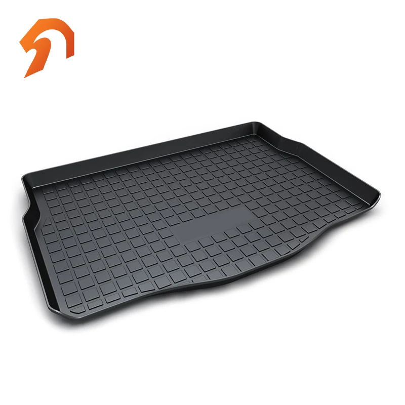 Rubber Rear Trunk Cover Cargo Liner Trunk Tray Floor Mats For Peugeot 2008 2016 2017 Carpet