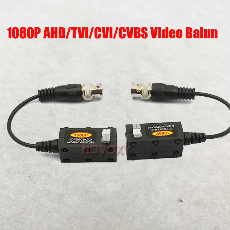 Transmisor pasivo de vídeo HD AHD/HDCVI/HDTVI BNC a UTP Cat5/5e/6 CCTV, accesorios Balun, 600m