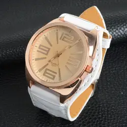 Новые кожаные часы мужские модные роскошные женские часы спортивные наручные часы дамское платье деловые кварцевые часы Relogio Masculino
