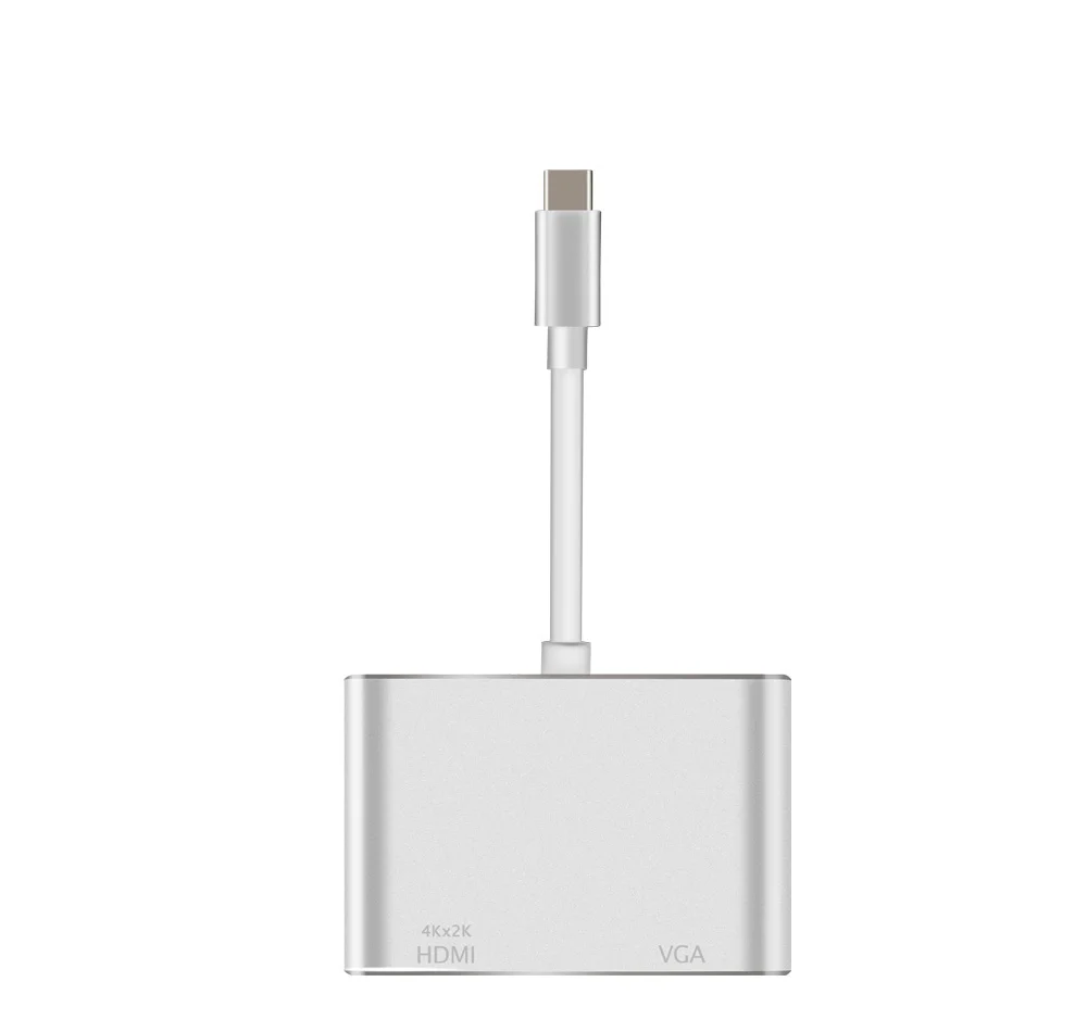 Type C к HDMI USB 3,1 зарядный конвертер USB-C 3,1 цифровой AV многопортовый адаптер для нового MacBook Mac