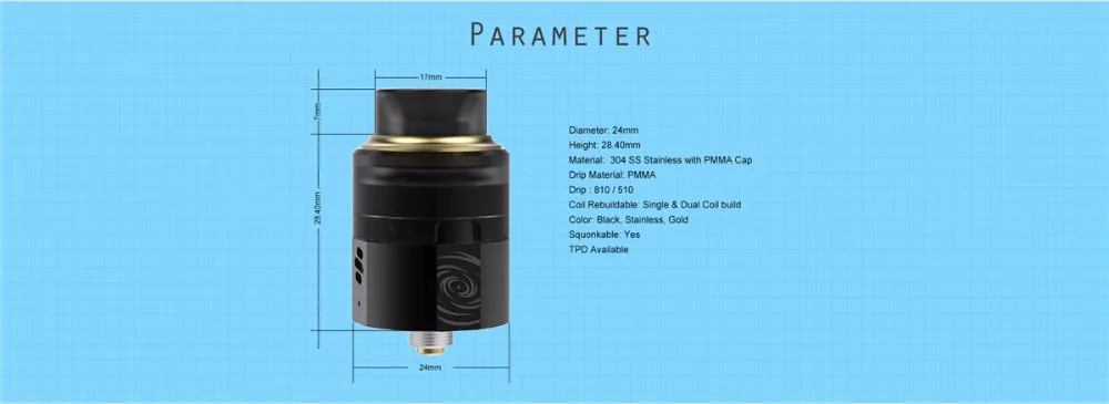Vapefly Wormhole RDA06