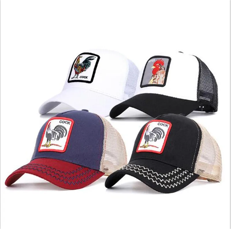 Fashion Summer Mesh Baseball Cap Unisex Lovely Animals Caps Women&ampMen Snapback Adjustable Sun Hat | Аксессуары для одежды