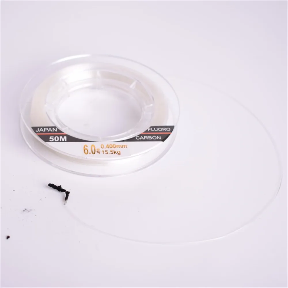 Mavllos Full Sink Fluorocarbon Fishing Line 50m 100m 100% Monofilament Carp Fishing Lines Leader Japanese Carbon Fiber Line