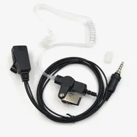 Earpiece Headset Mic For Yaesu Vertex VX-6R VX-7R VX6R VX7R FT-270 FT-270R VX-127 VX-170 Walkie Talkie Covert Air Acoustic Tube 2