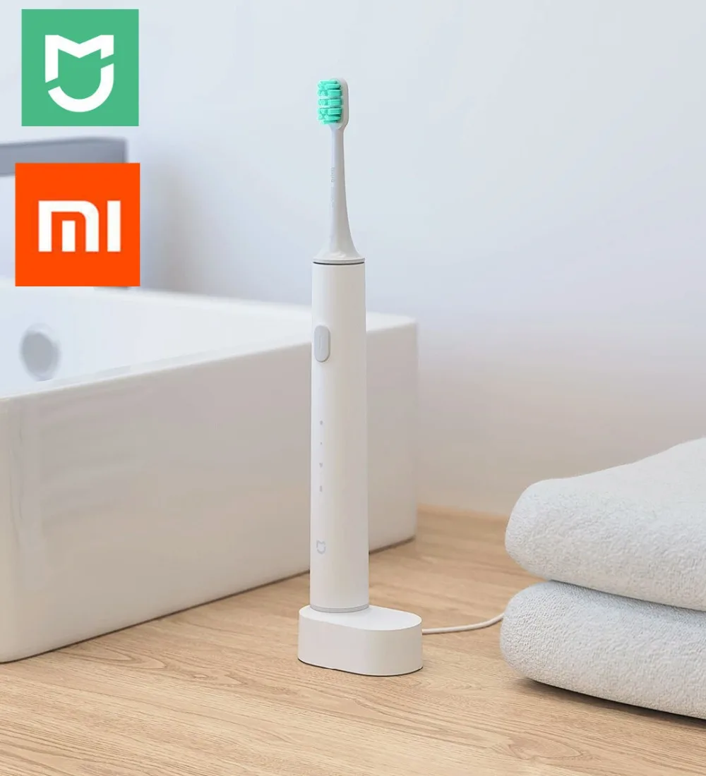Xiaomi Mijia умная звуковая зубная щетка Mi электрическая и головка Bluetooth Беспроводная