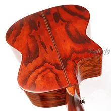 Ручная роспись vintange цвет твердой древесины акустическая электрогитара