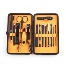 Набор инструментов для ногтей, 15 шт., легко носить с собой, легкие ножницы для маникюра, педикюра, маникюрные ножницы, набор для красоты