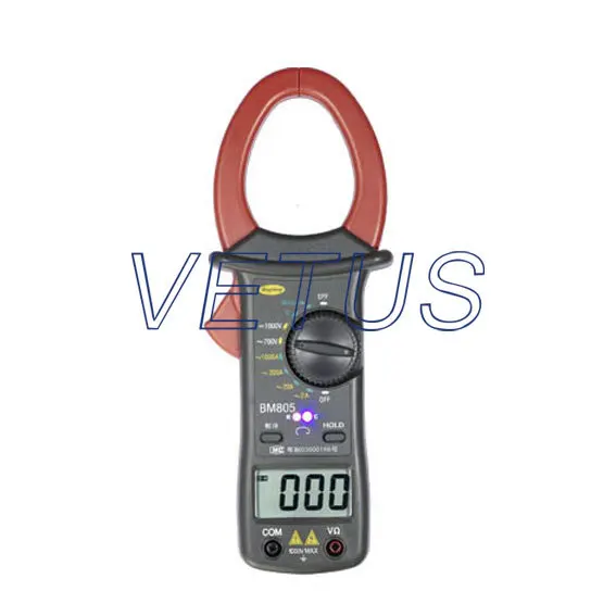 

Free shipping  BM805 -30-400 Degrees 2A-1000A 2- phase sequence Digital Clamp Meter
