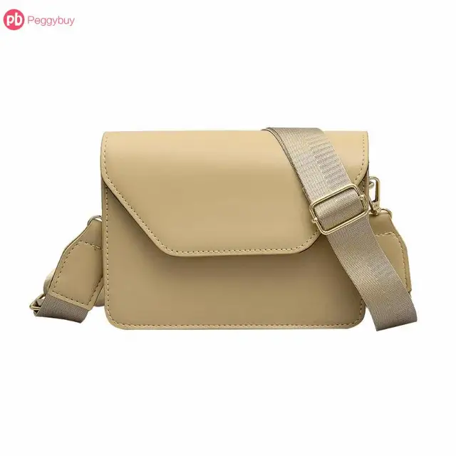 Buy 1pcs Women Shoulder Bag Thick Strap Flap Sling Bag Crossbody Bag Girl