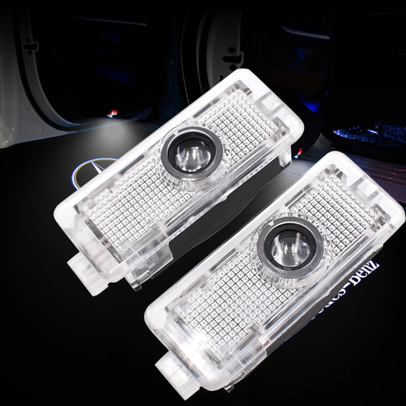 

For Mercedes Benz CLA CLSCLA200 CLA220 CLA260 CLS LED Welcome Light Car Door Courtesy Logo Projector Laser Ghost Shadow car Lamp