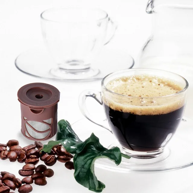 Special Price 2018 3 Pcs Clever Coffee Capsule Reusable Coffee Filter + Scoop for Keurig Brewing System (Color: Coffee) Special Price 2018 3 Pcs Clever Coffee Capsule Reusable Coffee Filter + Scoop for Keurig Brewing System (Color: Coffee)
