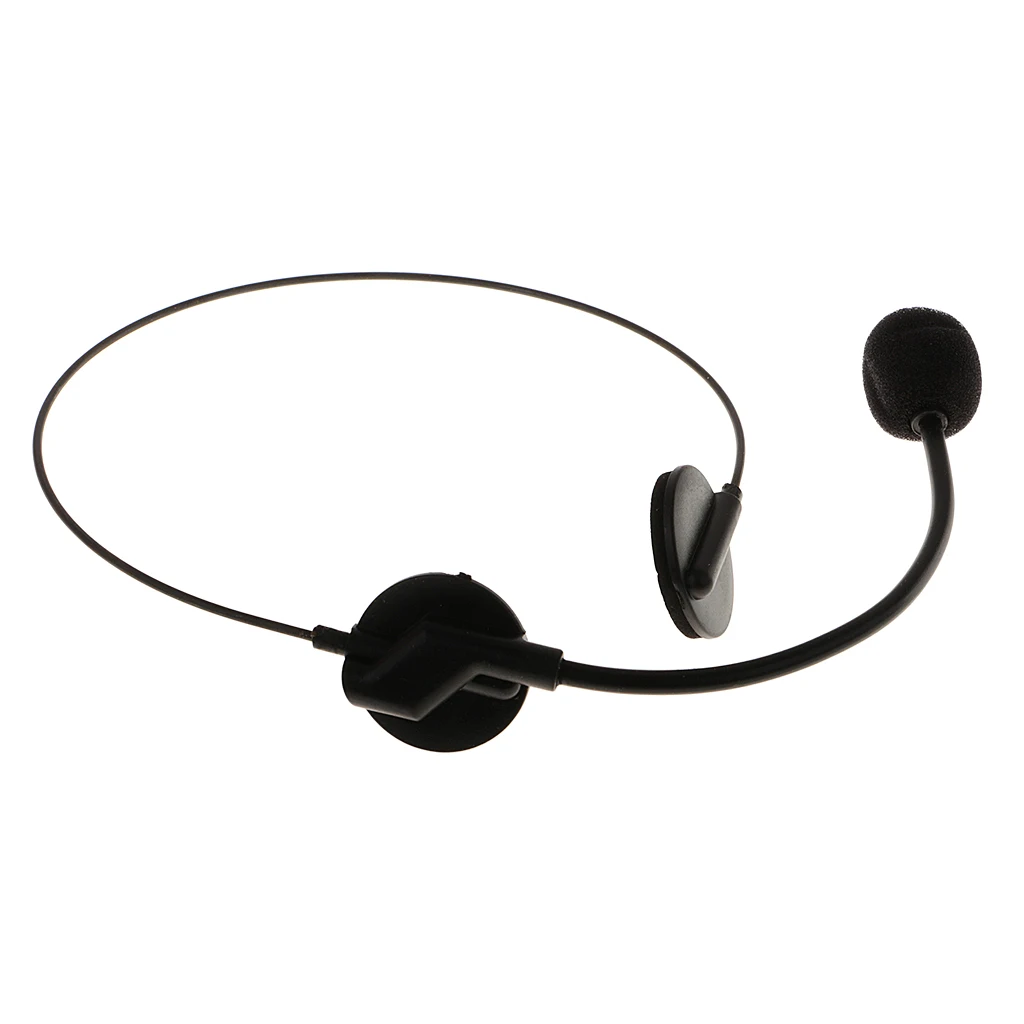 Microphone Headset Toy Novelty Black Mic Halloween Party Fancy Dress Prop Costume Accessory Party Favor