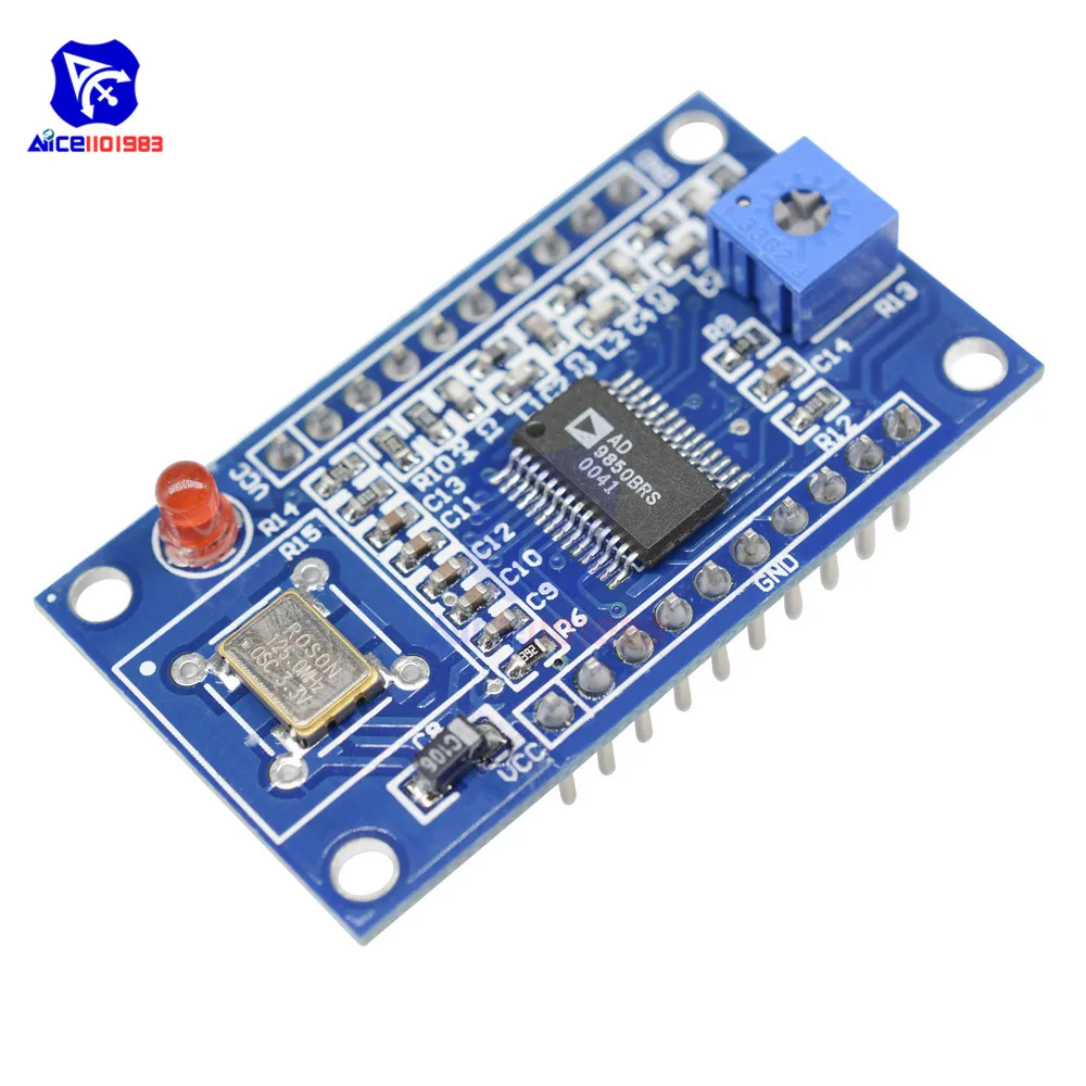 AD9850 модуль DDS генератор сигналов модуль 0-40 МГц тестовое оборудование 2 синусоидальных волны 2 квадратных Волны выход для Arduino