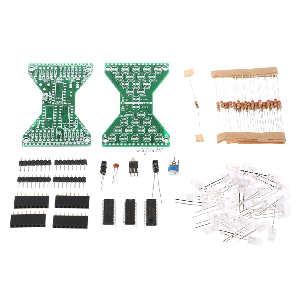 DC 5V электронные песочные часы DIY Kit Забавные электрические производственные