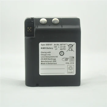 

Brand New Equivalent GEB187 NiMH Battery For Leica Total Stations TPS1000 TCA1800 TC2003 series power 12V 2100mAh