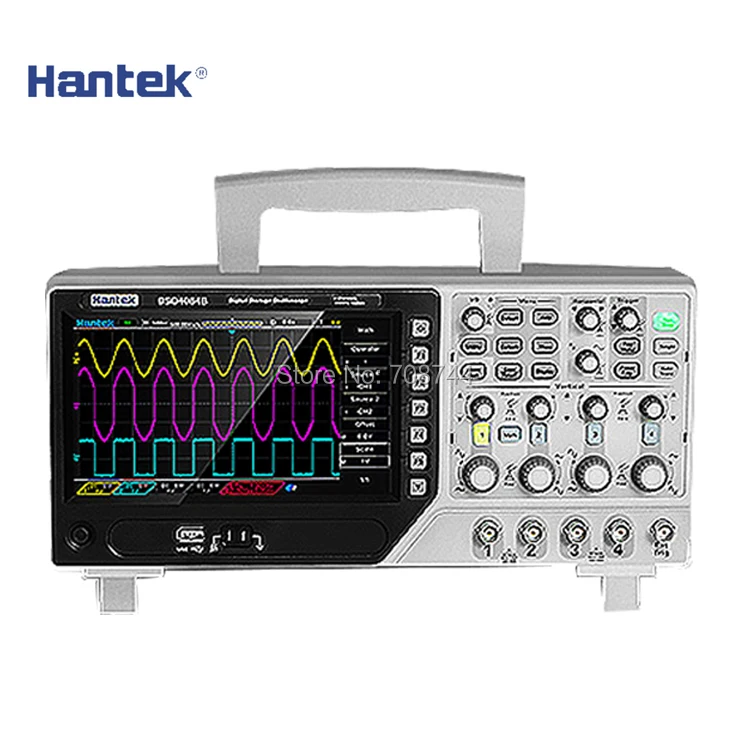 Новинка оригинальные Hantek DSO4204B USB запоминающий осциллограф 4 канальный цифровой осциллограф 200 МГц полоса пропускания 1GSa/s AC110-220V