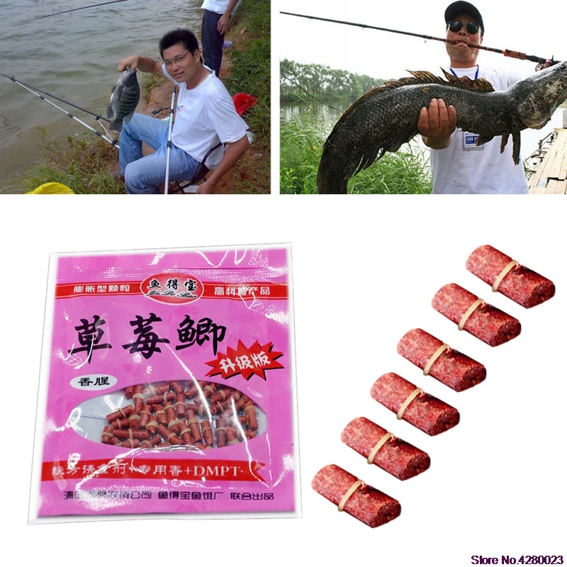 

2019 New 1/2/3/4/5 Bags Smell Bait Grass Carp Insect Elastic Particle Rods Fishing Lures Five kinds