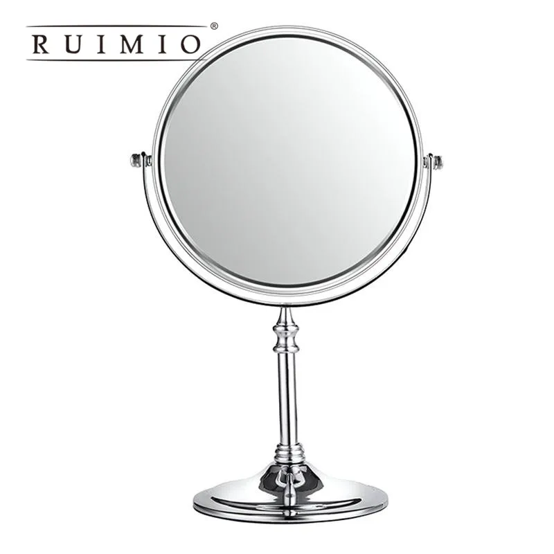 

3x Magnifying Round Mirror Double Sided Free Standing Table-Top Makeup Mirror for Detailed Makeup Magnifying Mirror For Bathroom