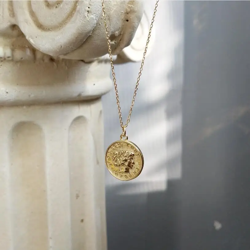 

925 Sterling Silver Avatar Human Face Pendants Necklace Figure Portrait Necklace Clavicular Chain For Women Charms Jewelry Gift