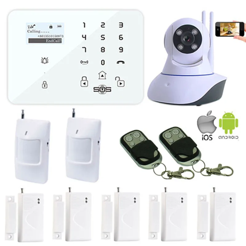 Home Security Camera System Wireless WIFI IP Camera GSM ...