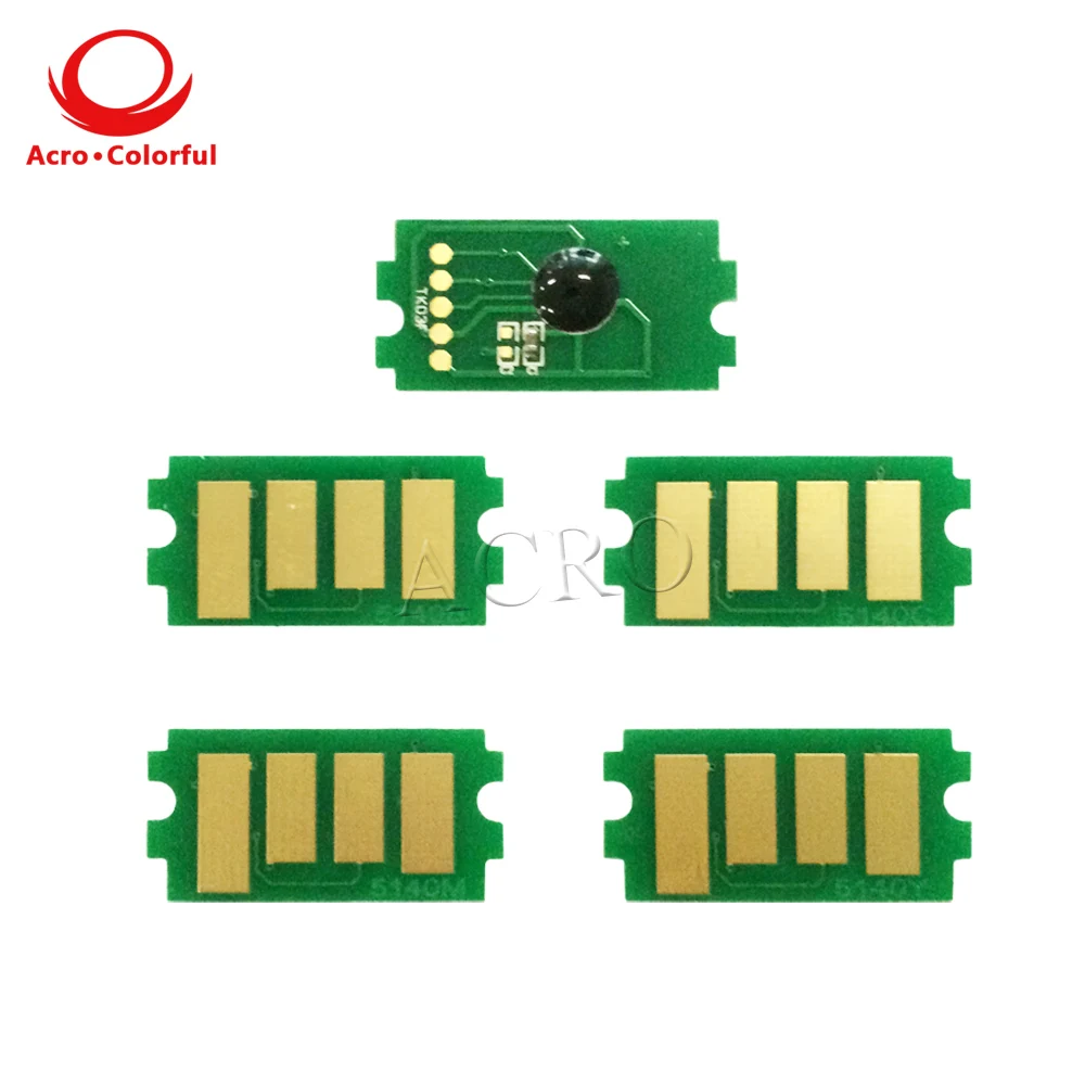 

Toner cartridge chip For Kyocera TK5140 TK5141 TK5142 TK5143 TK5144 printer chip ECOSYS P6130 6030 6530 new compatible chip