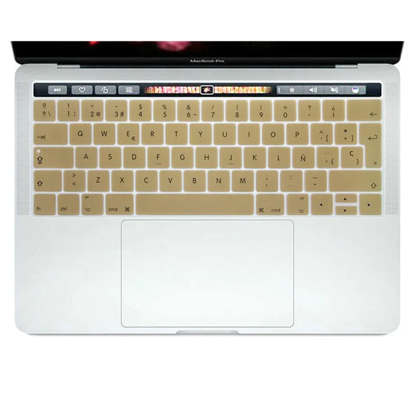 Чехол для клавиатуры с испанской Европейской версией чехол нового MacBook Pro 13