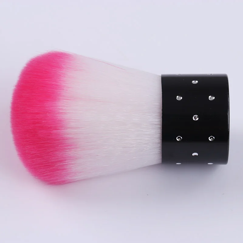 Цветной розовый цвет, мягкая щетка для чистки ногтей, акриловая УФ-гель для удаления пыли, инструмент для маникюра, ухода за ногтями, инструмент для салона «сделай сам»