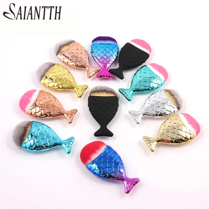 Кисточка в форме рыбки - инструкция