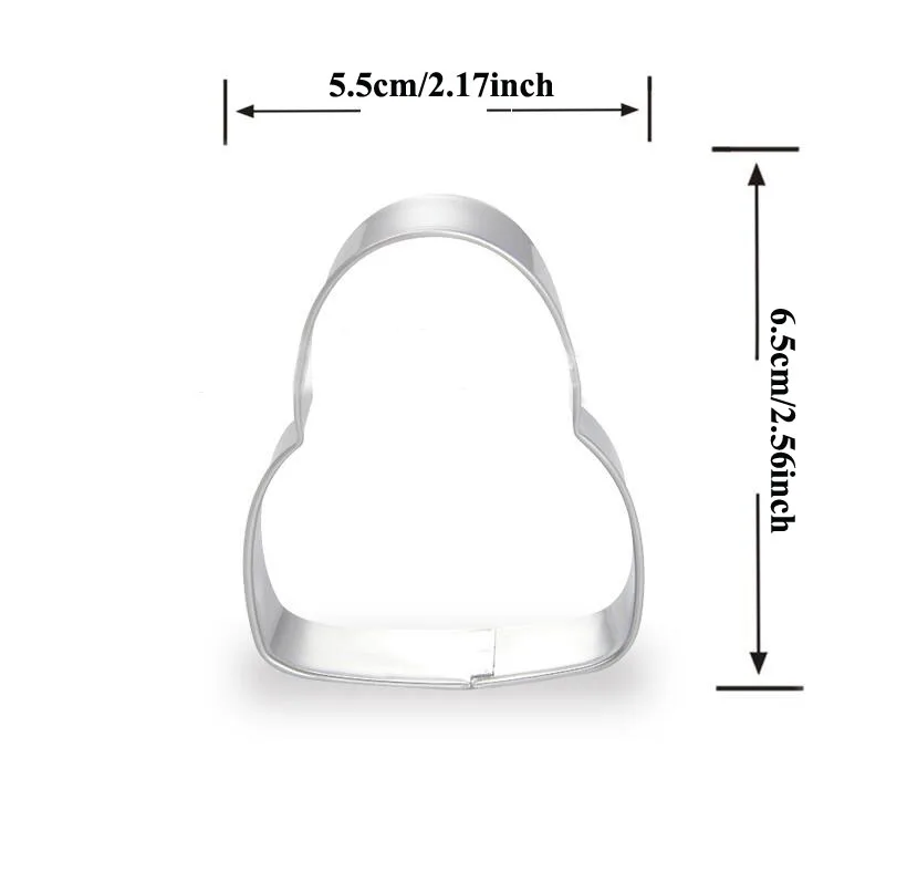 1pcs patisserie reposteria Fashion Paris Bag Gift Camera Molds Metal Cake Decor Cookie Cutter Biscuit Cupcake Pastry Shop Mould