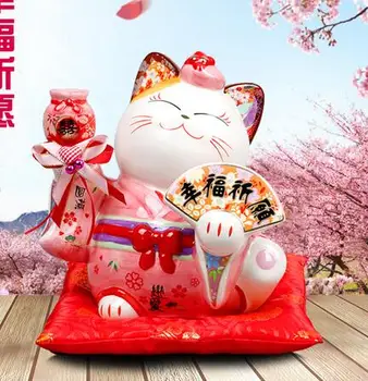 

a married couple Lucky Cat ornaments wedding gifts wedding room decor send high-grade utility bestie Ceramic Piggy Bank