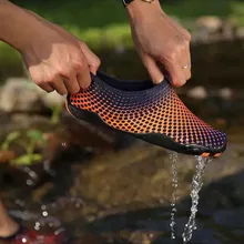 WANAYOU/мужские спортивные кроссовки для воды; женская обувь без пятки; ультрапортативная обувь; пляжная обувь для бассейна; мягкая Нескользящая водонепроницаемая обувь